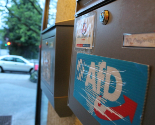 Das Bürgerbüro der AfD in Bayreuth. Foto: Redaktion