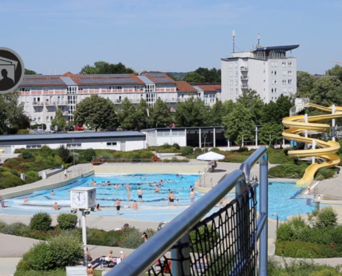 Trotz Corona-Einschränkungen gehen viele Menschen wieder ins Freibad. Foto: Stadtwerke Bayreuth