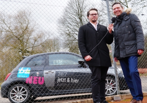 Bayreuther Landratskandidat Florian Wiedemann von den Freien Wählern bei der Kommunalwahl 2020. Foto: Susanne Monz