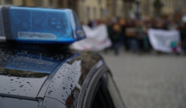 Am 5. Februar 2022 fand die Corona-Demo in Bayreuth erstmals an einem Samstag statt. Archivfoto: Christoph Wiedemann