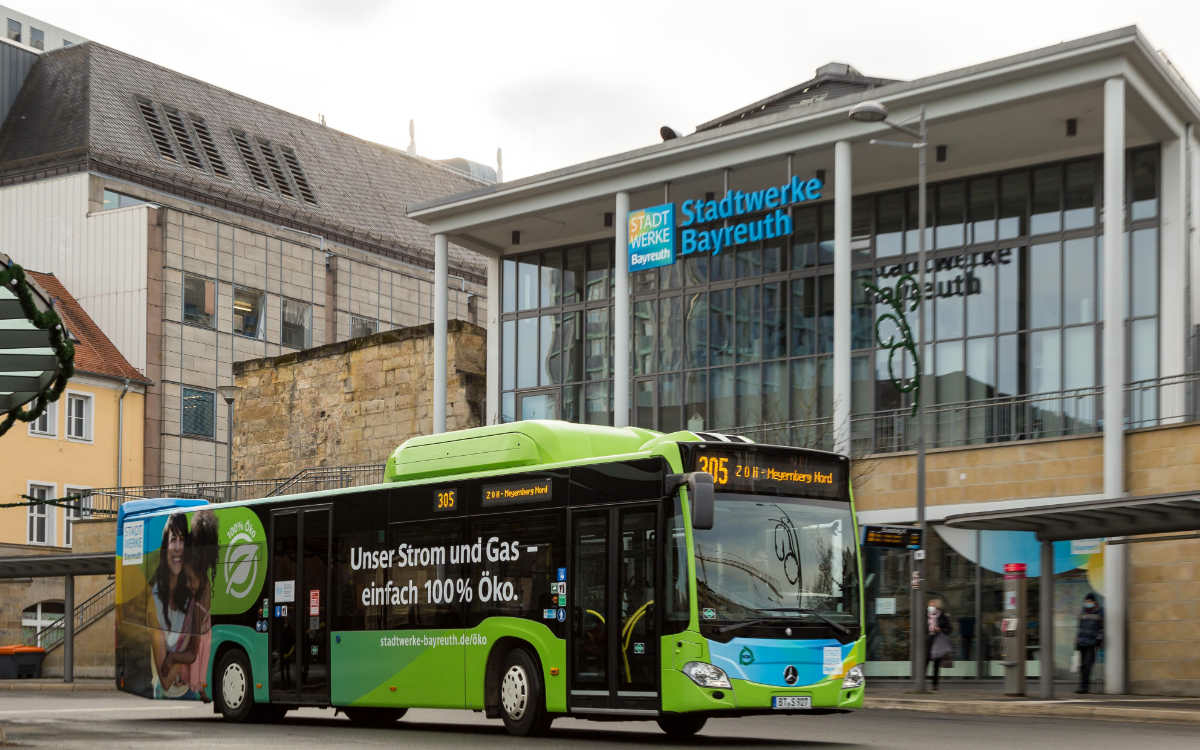 E-Roller sind nach einer neuen Vorgabe des VGN in Bussen ab sofort verboten. Symbolbild: Stadtwerke Bayreuth