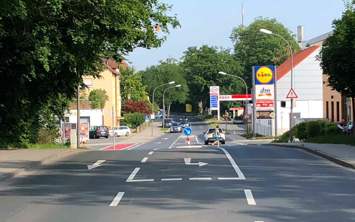 Nürnberger Straße in Bayreuth Archivbild: Jürgen Lenkeit