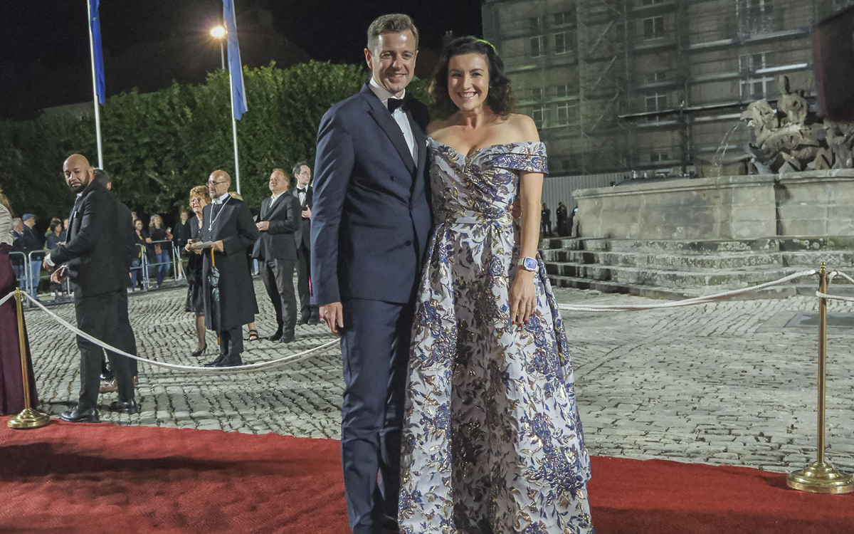 Staatsempfang zur Festspiel-Eröffnung im Neuen Schloss in Bayreuth