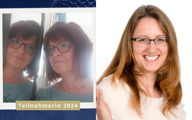 Regine Gareis (links) und Heike Fischer (rechts) kandidieren bei Germany's next Speaker Star und brauchen Ihre Stimmen. Foto: Regine Gareis und Heike Fischer