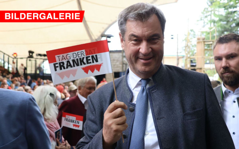 Beim Tag der Franken in Wunsiedel. Foto: Katharina Müller-Sanke