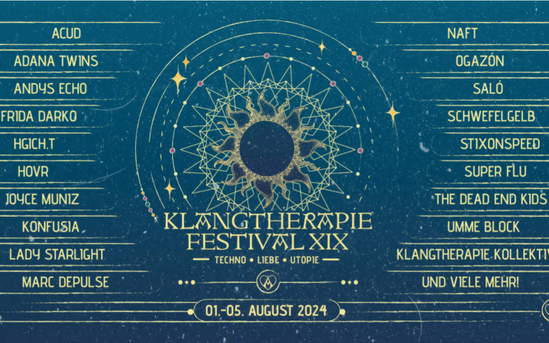 Das Klangtherapie Festival bietet ein riesiges Programm mit 90 DJs, Bands und Live Acts, die auf sechs Bühnen non-stop Musik in Plankenfels. Foto: C.R.I.P.O GmbH & Klangtherapie Management