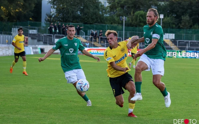 Die Spielvereinigung Bayreuth musste sich heute gegen Schweinfurt geschlagen geben. ©Dirk Ellmer