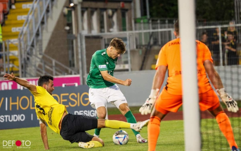 Die Spielvereinigung Bayreuth musste sich heute gegen Schweinfurt geschlagen geben. ©Dirk Ellmer