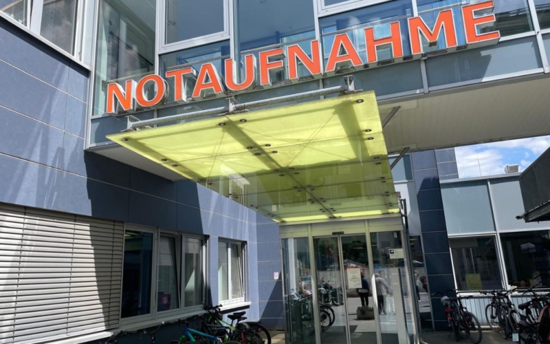 Klinikum Kulmbach - hier die Notaufnahme, ©bt-Redaktion