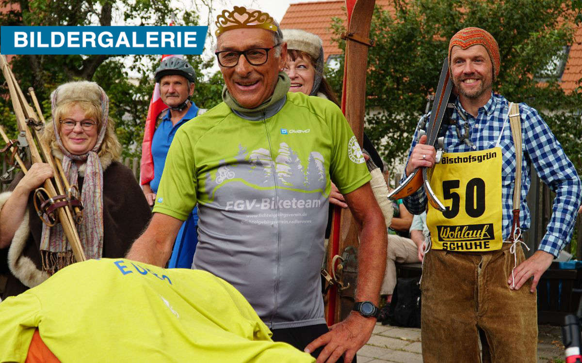 Hermann Adelhardt aus Mehlmeisel kommt gerade von einer 5.000 Kilometer langen Fahrradtour quer durch Europa. Foto: Katharina Müller-Sanke