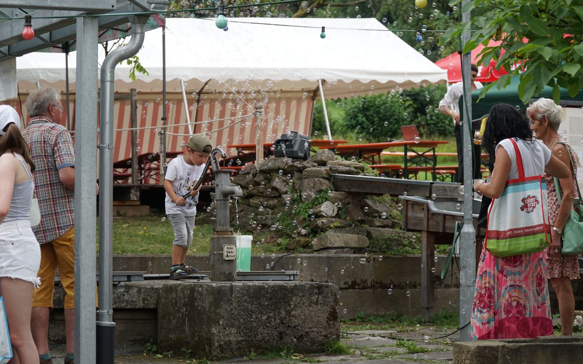 Das Fest hat viele Familien angelockt. ©Katharina Müller-Sanke